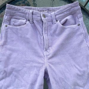 American Eagle Lavender corduroy pants